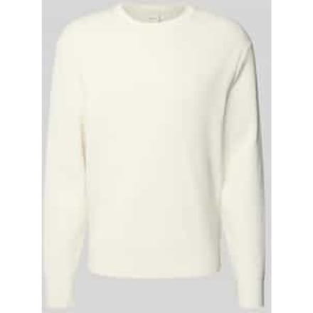 Relaxed fit pullover in gebreide look, model 'Texture'