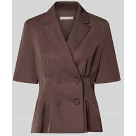 Blazer in getailleerd model met 1/2-mouwen