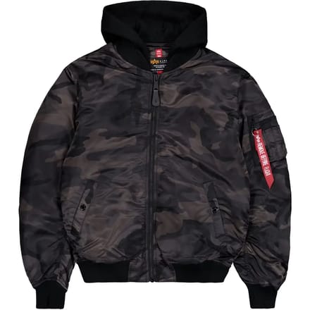 Geborduurd jack aan de achterkant Alpha Industries MA-1 ZH