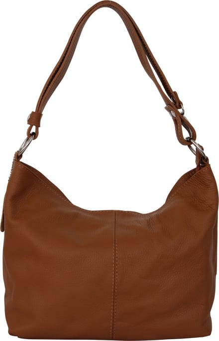 Dames lederen handtas schoudertas hobo tas GL005 Camelbruin