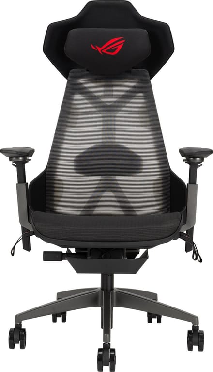 ASUS ROG Destrier Ergo - Gamestoel - Max 120 kg - zwart