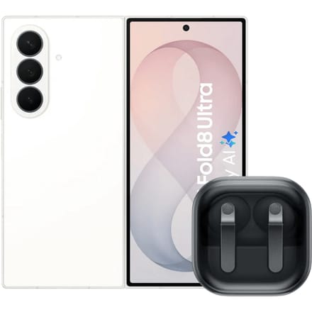 Samsung Galaxy Z Fold 8 Ultra 256GB Wit 5G + Samsung Galaxy Buds4 Pro Zwart