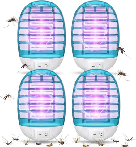 SolidKeus - Elektrische Muggenlamp Set van 4 Stuks
