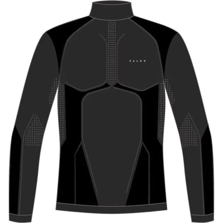 FALKE Warm Turtleneck sneldrogend functioneel functioneel shirt met lange mouwen heren zwart - maat S