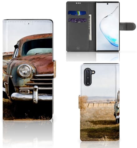 Samsung Galaxy Note 10 Telefoonhoesje met foto Vintage Auto