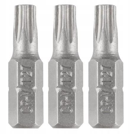 GRAPHITE Torx-bitset T27 x 25 mm - 3 stuks