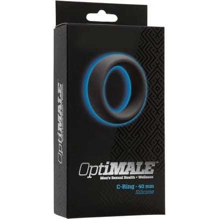 OptiMALE Cockring grijs siliconen - 40mm