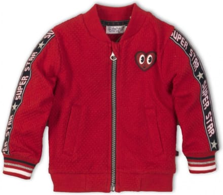 Dirkje Superstar Cardigan Red  maat 98