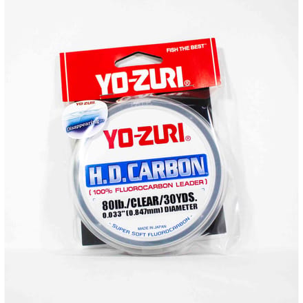 Yo Zuri Duel HD Carbone Fluorocarbone 30 yds 80 lb R895-CL (0955) pur