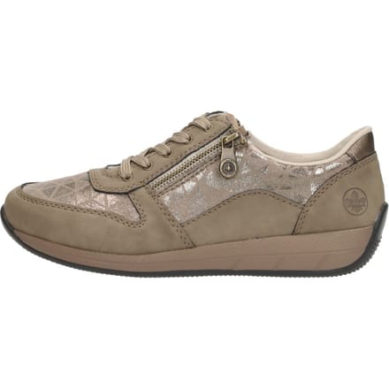 Rieker Sneakers - Dames - Beige - Maat:36