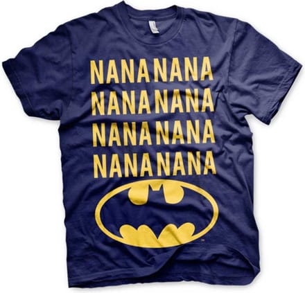 DC Comics Batman Heren Tshirt -M- NaNa Batman Blauw