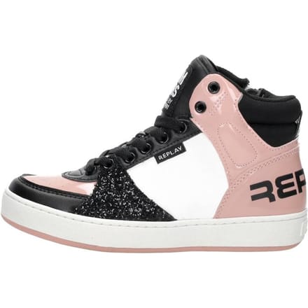 Replay Cobra 1 Hoge sneakers - Meisjes - Roze - Maat 37