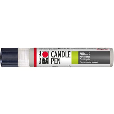 Marabu Candle Pen - Metallic-Zilver