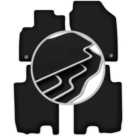 CARLUX-SILVER automatten voor: Honda Jazz III hatchback (2011-2014)