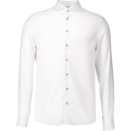 John Miller  Lange Mouw Overhemden Wit 5141589