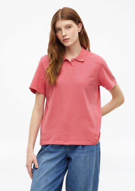 s.Oliver - female - Verkorte polo in slim fit