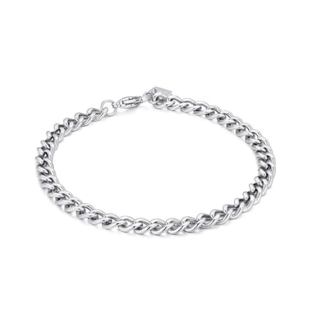 Twice As Nice Armband in edelstaal, gourmet 5 mm 21cm