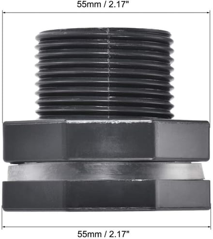Dailygoods - 4 Stuks G3/4 Vrouwelijke Verlenging Buisadapter