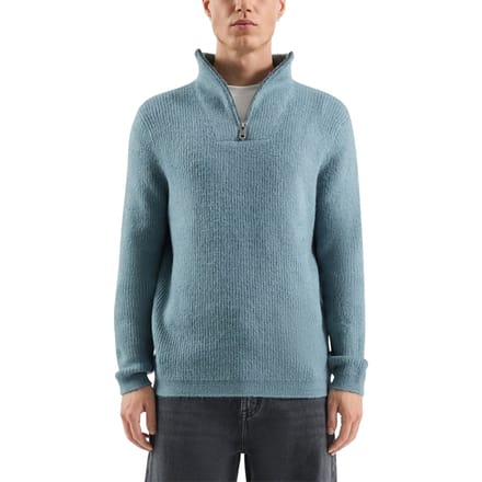 s.Oliver -qs Pullover Blue Grey Größe: M | Pullover Outlet | Herren | Blau