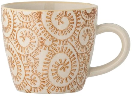 Bloomingville Mok aardewerk oranje Maple 7cm