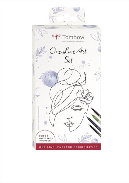 Tombow One Line - Art Set – Brushpen Set - Brushpennen