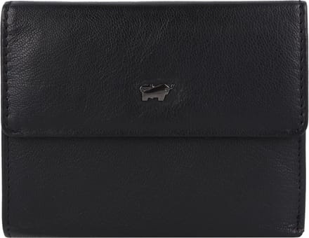 Braun Büffel Anna Portemonnee RFID Leer 12 cm - Jongens - Horizontaal - schwarz