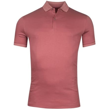 Giordano Lino Liquid Cotton Short Sleeve Polo Mauve / male