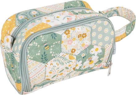 Haaknaalden etui - Opslag tas - Hobby projecten - Met garen oogje - 10x20x3 cm - Patchwork