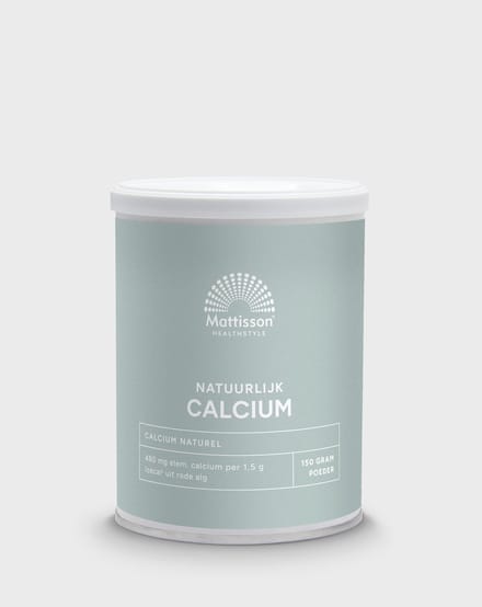 Mattisson - Natuurlijk Calcium Icecal - 480 mg - 150 gram
