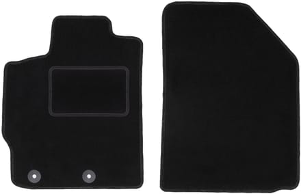 Voormatten zwart voor: Toyota Yaris II hatchback (2005-2011)