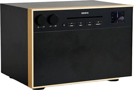 Geneva: DeCon M DAB + / FM-radio en CD-speler - Zwart/messing
