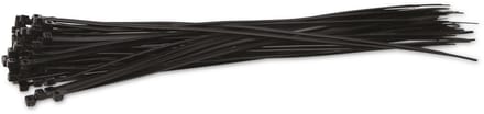 KSS Kabelbinderset Polyamide 6.6, zwart, 368x4,8, UV-bestendig, 100 stuks