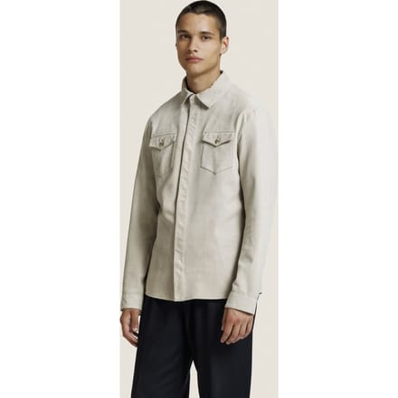 ALTER EGO Rocco Overshirt Taupe Größe: S | Casual hemden Outlet | Herren | Schwarz