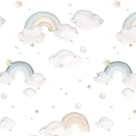 Baby behang Dekornik Rainbow