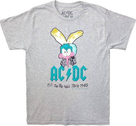 AC/DC - Fly On The Wall Tour '85 Kinder T-shirt - Kids tm 4 jaar - Grijs