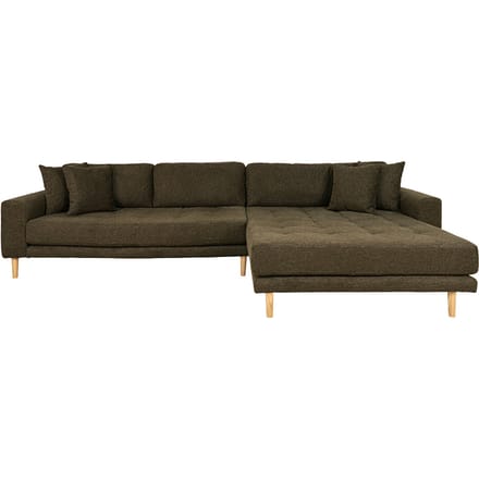 House Collection Hoekbank Milo Lounge Sofa Rechts Olijf Groen