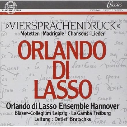 Viersprachendruck - O. De Lassus