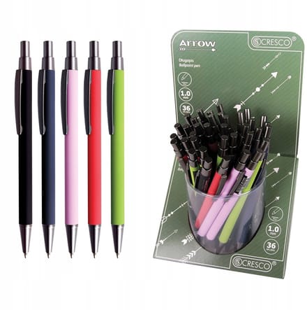 Cresco Blauwe Automatische Pen met Metalen Behuizing