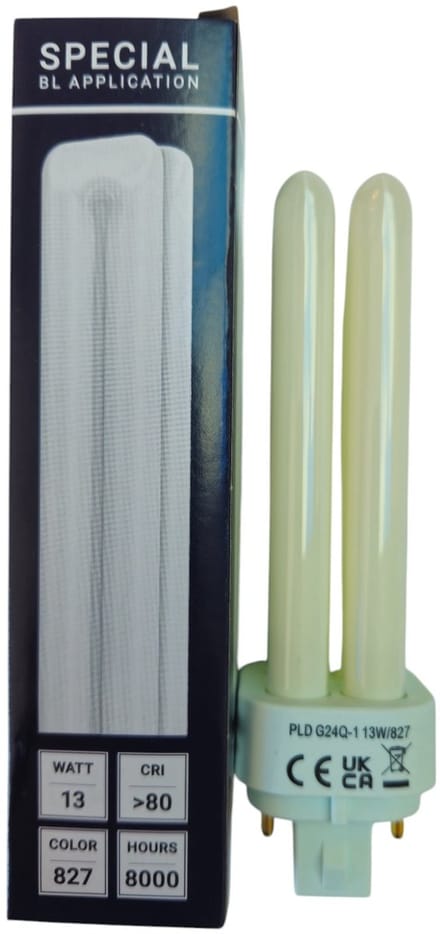 SPL G24q-1 PL-C 4P Spaarlamp | 13W 827 2700K | 4-Pins