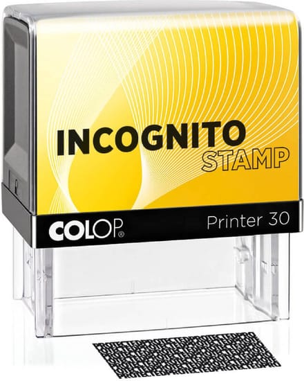 Colop Printer 30 Incognito Stamp | Stempel bestellen | Stempel maakt tekst onleesbaar | Bestel nu!
