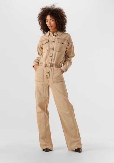 Harper & Yve Jacky-js Jumpsuits Dames - Zand - Maat XS