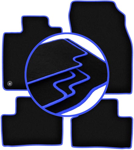 CARLUX-BLUE automatten voor: Renault Kadjar SUV (2015-)