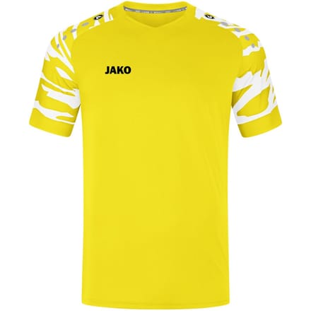 Jako Wild Shirt Korte Mouw Heren - Wit / Citroen | Maat: M