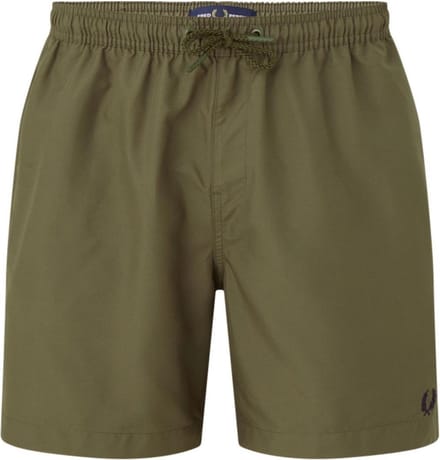 Fred Perry Zwembroek met logoborduring - Groen - Maat M