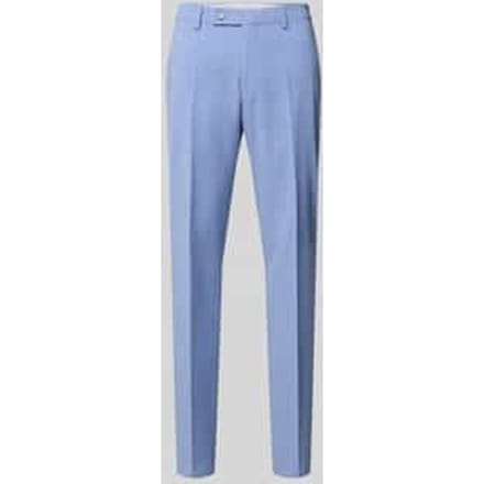 Pantalon met persplooien en steekzakken