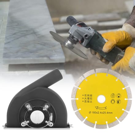 Stofkap 180 Hoek slijpmachine Snijkap Q?180 Zaagblad Beschermingsset