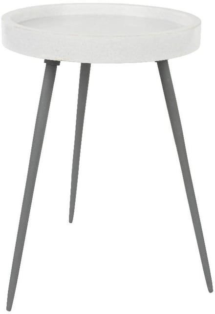 Puur - Lyman bijzettafel ø33 cm - wit