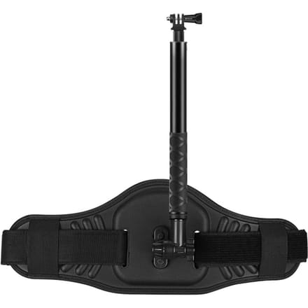 PULUZ heupriembevestiging + verstelbare selfiestick vervanging voor GoPro Hero 11/10/9/8/OSMO zwart
