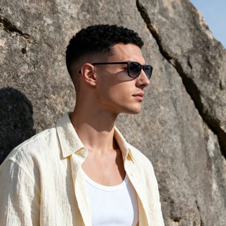Walden | Zwarte & Grijze Wade Zonnebril