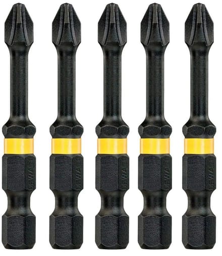 Dewalt Schroefbits - Extreme Impact Torsion - Phillips Ph2 Impact - 57mm - 5 Stuks